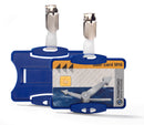 Durable Security Pass Badge Holder 54x85mm Blue (Pack 25) 811806 - UK BUSINESS SUPPLIES