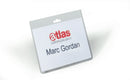 Durable Security Name Badge without Clip 60x90mm Clear (Pack 20) 813519 - UK BUSINESS SUPPLIES