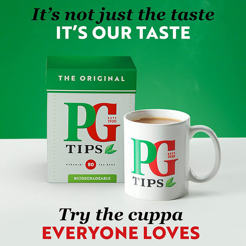 Pg Tips Tea Bags - 80 count