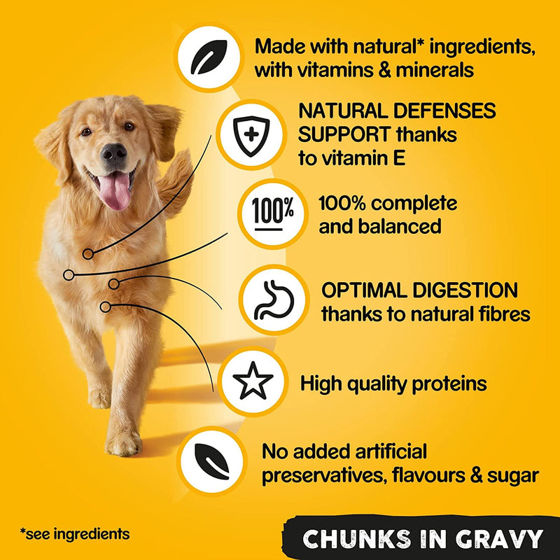 Pedigree Dog Tins Mixed Selection in Gravy 6 x 400g - UK BUSINESS SUPPLIES