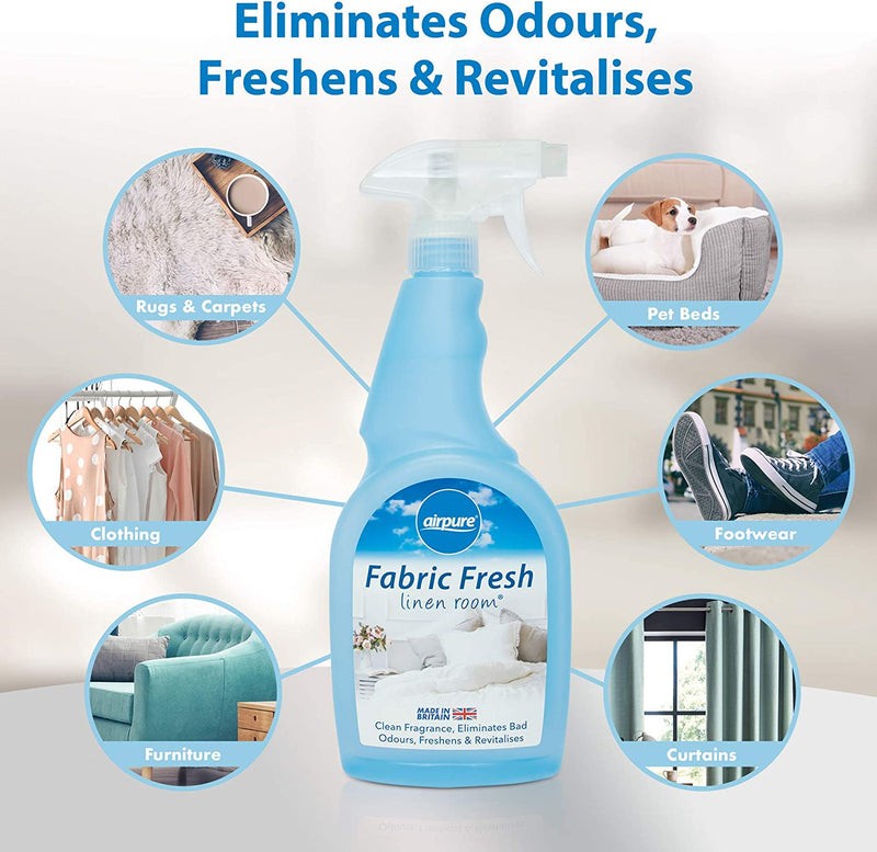 Airpure Fabric Freshener Linen Room 750ml - UK BUSINESS SUPPLIES