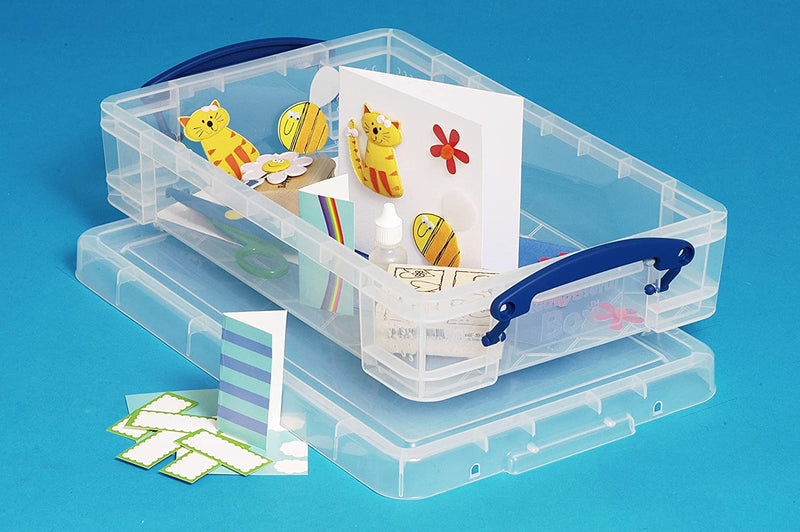 Really Useful Clear Plastic Storage Box 4L - UK BUSINESS SUPPLIES