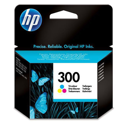 Hewlett Packard 300 Inkjet Cartridge Tri-Colour Code CC643EE - UK BUSINESS SUPPLIES