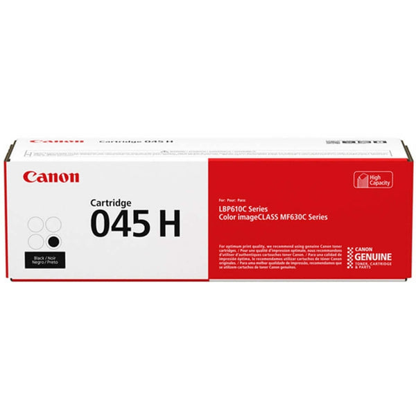Canon 045H Black High Capacity Laser Toner Cartridge 1246C002 - UK BUSINESS SUPPLIES