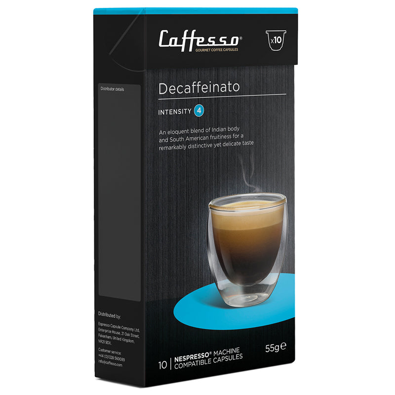 Caffesso Decaffeinato Nespresso Compatible 10 Pods - UK BUSINESS SUPPLIES