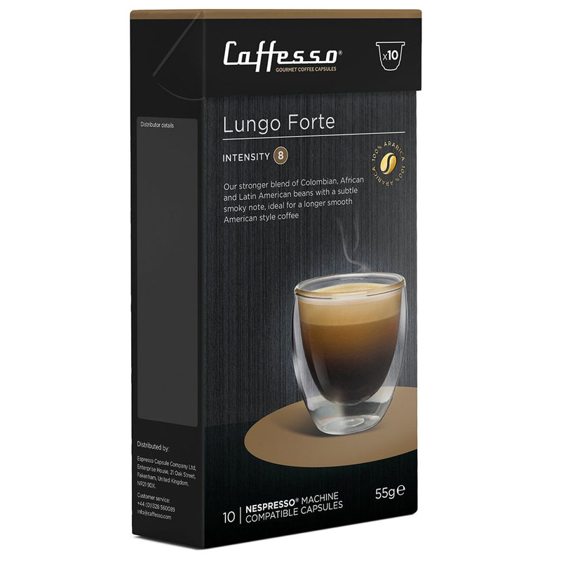Caffesso Lungo Forte Nespresso Compatible 10 Pods - UK BUSINESS SUPPLIES