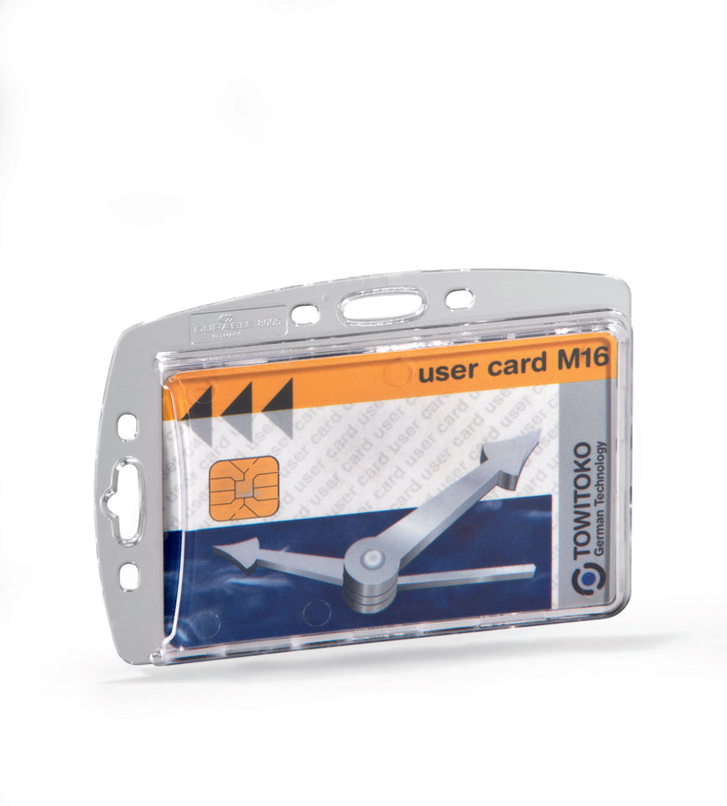 Durable Enclosed Proximity Card Holder 54x85mm (Pack 50) 999108012 - UK BUSINESS SUPPLIES