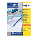 Avery Ultragrip Multi Labels 70 x 42.3mm 21 Per Sheet White (Pack of 2100) 3652 - UK BUSINESS SUPPLIES