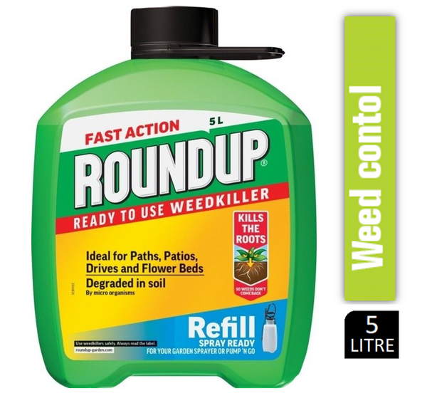 Roundup Total Weedkiller Refill RTU 5 Litre - UK BUSINESS SUPPLIES
