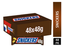 Mars 48g Snickers No artificial colours, flavours or preservatives (Pack of 48) - UK BUSINESS SUPPLIES