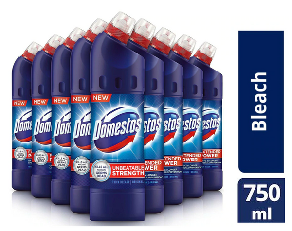 Domestos Thick Extended Formula Bleach 750ml - UK BUSINESS SUPPLIES