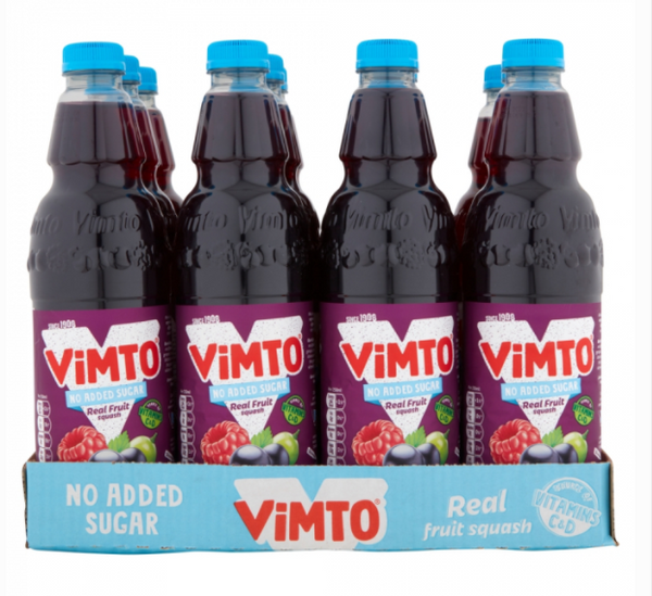 Vimto No Added Sugar Squash 12 x 725ml - UK BUSINESS SUPPLIES