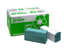 Maxima Green Single Ply C-Fold Hand Towels Green 15x192's {2880 Qty} - UK BUSINESS SUPPLIES