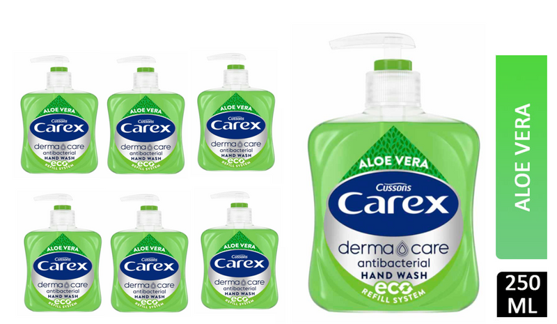 Carex Aloe Vera Antibacterial Liquid Hand Wash 250ml - UK BUSINESS SUPPLIES