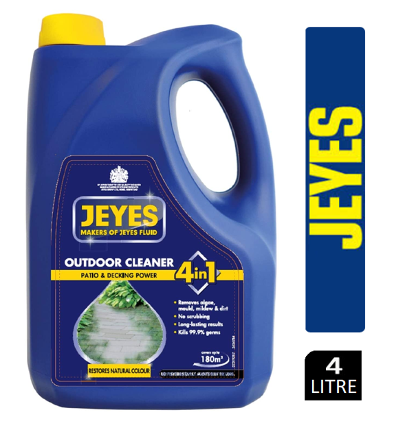 Jeyes 4in1 Patio & Decking Power Concentrate 4 Litre - UK BUSINESS SUPPLIES