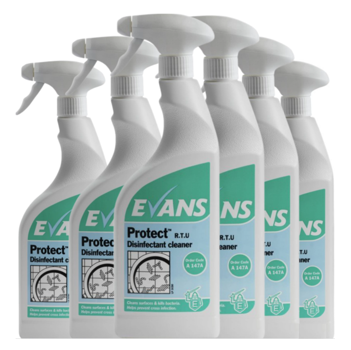Evans Protect Ready-to-Use Disinfectant 750ml - UK BUSINESS SUPPLIES