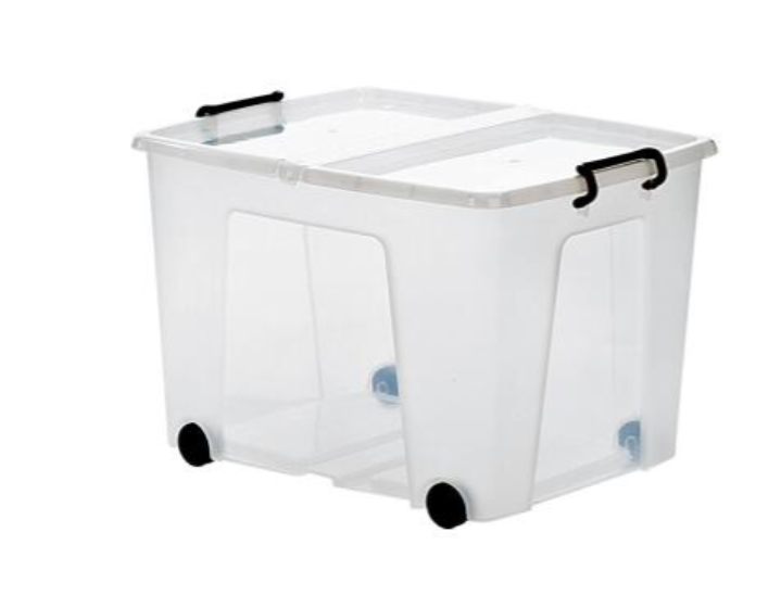 Strata 75 Litre Storemaster Plastic Smart Box with Wheels - UK BUSINESS SUPPLIES