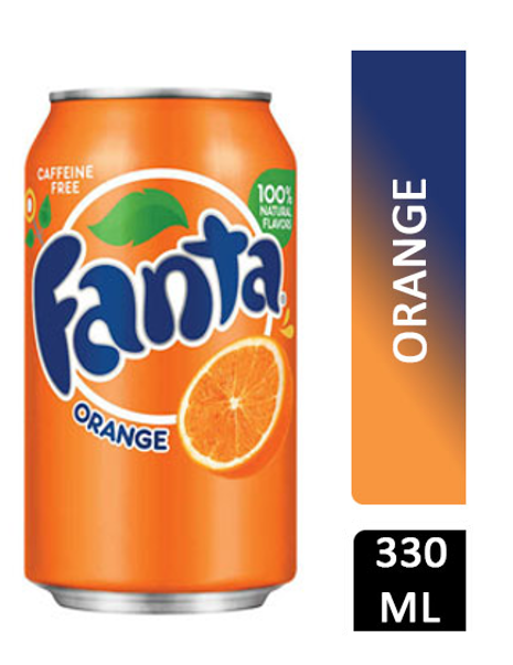 Fanta Orange Soft Drink 330ml Can (Pack of 24) - UK BUSINESS SUPPLIES