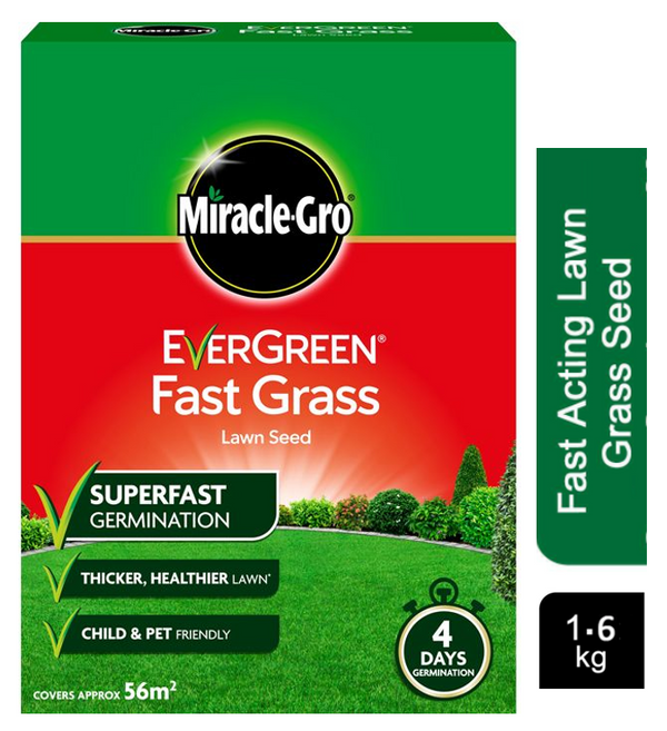 Miracle-Gro® Evergreen Fast Grass Lawn Seed 1.6kg - UK BUSINESS SUPPLIES