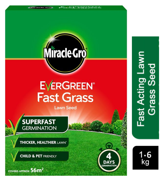 Miracle-Gro® Evergreen Fast Grass Lawn Seed 1.6kg - UK BUSINESS SUPPLIES