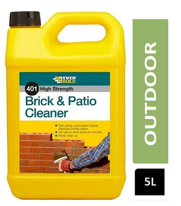 Everbuild 401 Brick & Patio Cleaner 5Ltr.- BC5L - UK BUSINESS SUPPLIES