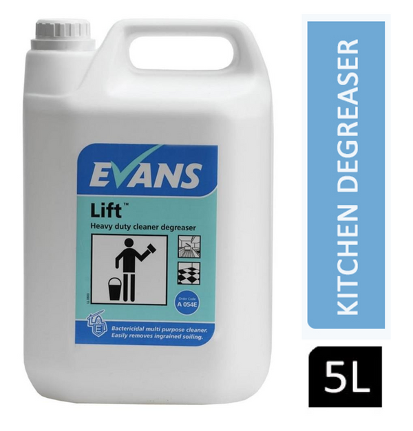 Evans Vanodine Lift Heavy Duty Cleaner Degreaser 5 Litre - UK BUSINESS SUPPLIES