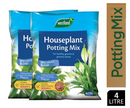 Westland 10200053 Houseplant Potting Compost Mix and Enriched with Seramis, 4 L, Brown - UK BUSINESS SUPPLIES