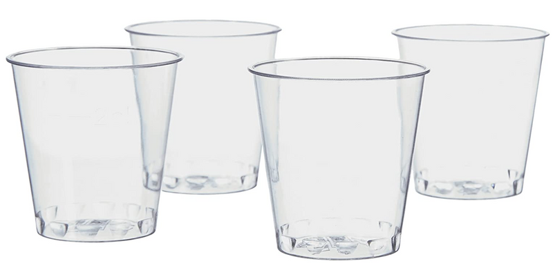 Belgravia 30ml/1oz  Plastic Shot Glasses (Pack of 100) - UK BUSINESS SUPPLIES