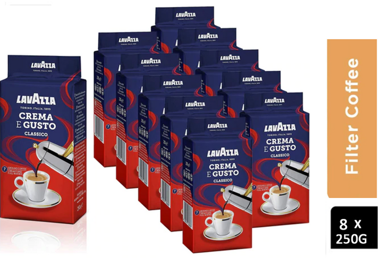 Lavazza Crema Gusto Ground Filter Coffee 250g - UK BUSINESS SUPPLIES