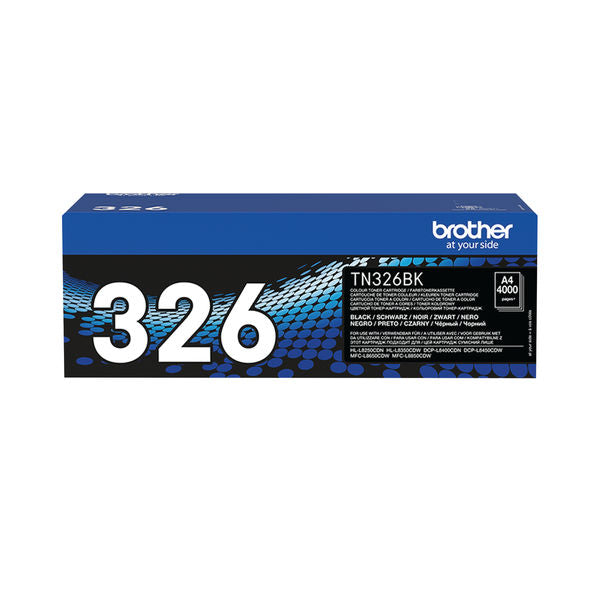 Brother TN326BK Black Toner Cartridge High Capacity TN-326BK - UK BUSINESS SUPPLIES