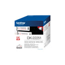 Brother DK-22251 Continuous Paper Tape Black/Red On White - UK BUSINESS SUPPLIES