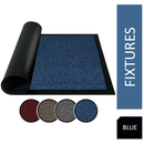 Fixtures Barrier Doorway Door Floor Mat 60cm x 80cm Blue - UK BUSINESS SUPPLIES