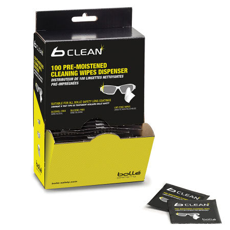 Bolle Lens Cleaning wipes x 100 - UK BUSINESS SUPPLIES