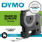 Dymo 45803 D1 LabelMaker Tape 19mm x 7m Black on White S0720830 - UK BUSINESS SUPPLIES