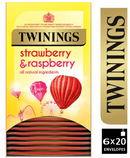 Twinings Strawberry & Raspberry Tea 20's - UK BUSINESS SUPPLIES