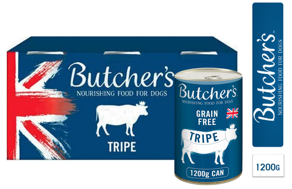 Butcher's Grain Free Tripe Mix in Jelly Wet Dog Food 1200g - UK BUSINESS SUPPLIES
