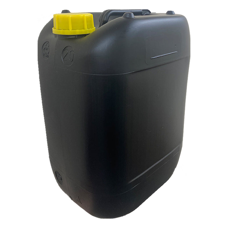 Ecostacker Black Drum/Jerry Can & Yellow Lid 20 Litre - UK BUSINESS SUPPLIES