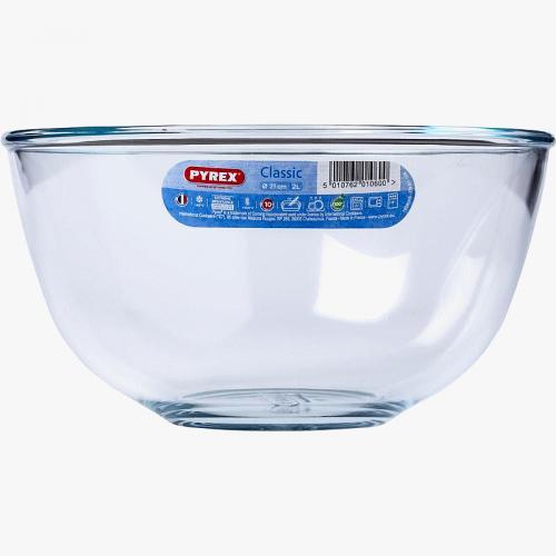 Pyrex Classic Round Glass Bowl Ovenproof and Microwave Safe 0.5 Litre Transparent - UK BUSINESS SUPPLIES