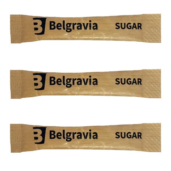 Belgravia Brown Sugar Sticks 1000's - UK BUSINESS SUPPLIES