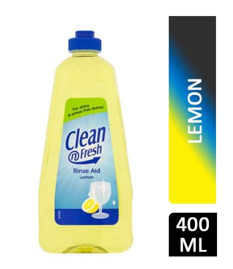 Clean'n'Fresh Rinse Aid Lemon 400ml - UK BUSINESS SUPPLIES