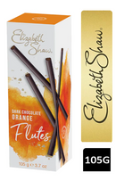 Elizabeth Shaw Dark Chocolate Orange Flutes 105g - UK BUSINESS SUPPLIES
