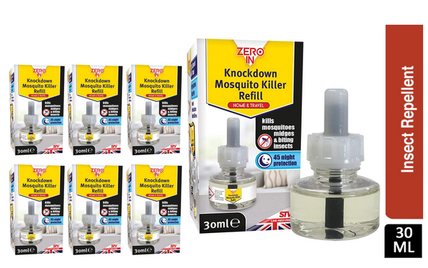 Zero In Knockdown Mosquito Killer Refill 30ml (ZER742) - UK BUSINESS SUPPLIES