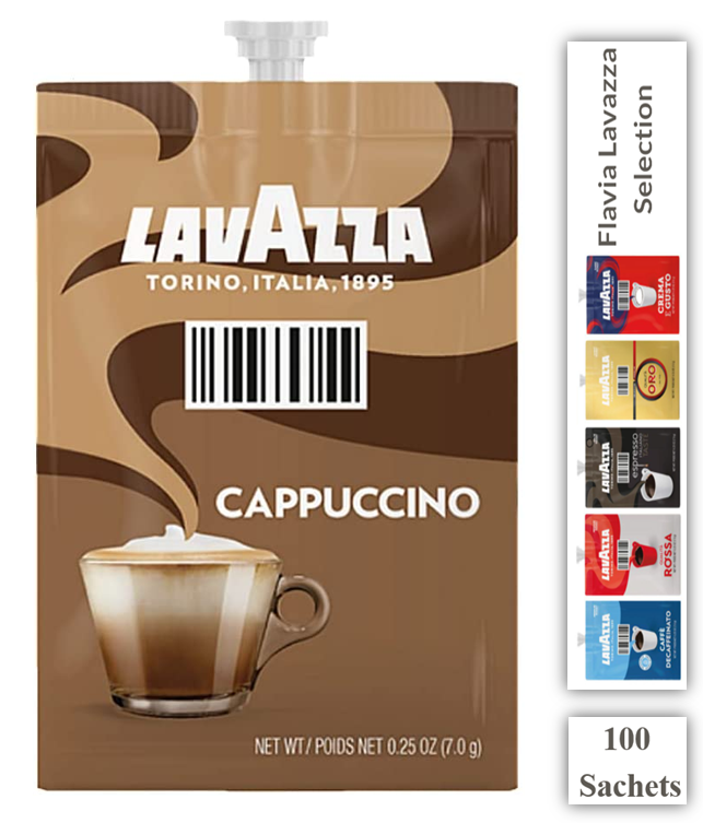 Flavia Lavazza Cappuccino Sachets 100's - UK BUSINESS SUPPLIES