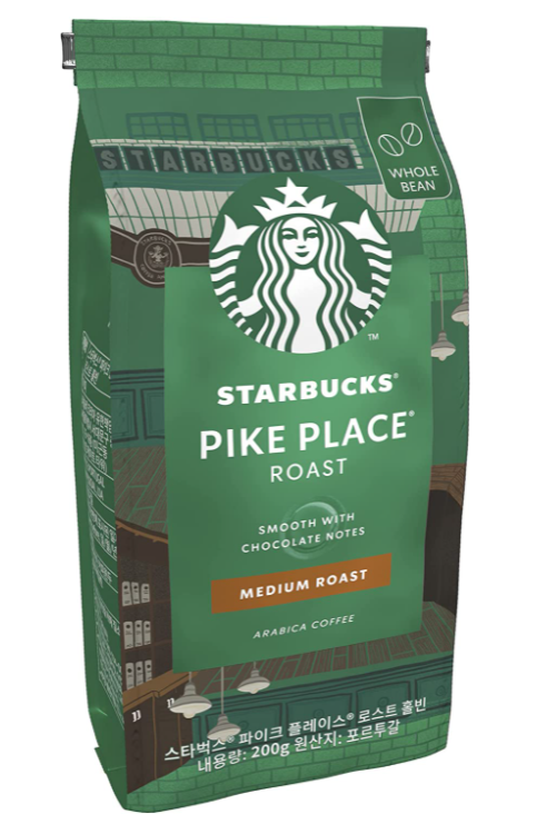 Starbucks Medium Pike Place Roast Coffee Beans, 100% Arabica, 200g - UK BUSINESS SUPPLIES