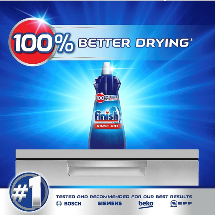 Finish Shine and Dry Rinse Aid 400ml 1002117 - UK BUSINESS SUPPLIES