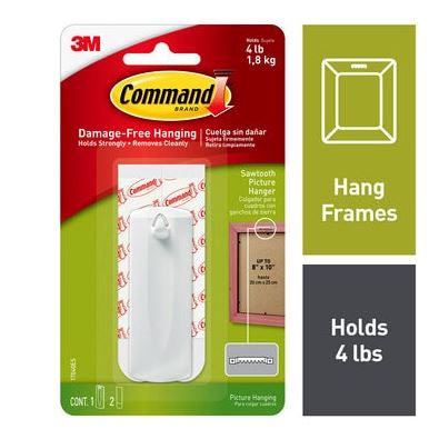 3M Command 17040 Sawtooth Picture Hanger - UK BUSINESS SUPPLIES