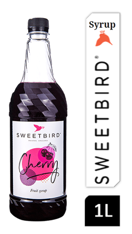 Sweetbird Cherry Coffee Syrup 1litre (Plastic) - UK BUSINESS SUPPLIES