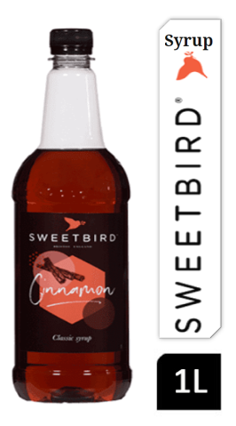 Sweetbird Cinnamon Coffee Syrup 1litre (Plastic) - UK BUSINESS SUPPLIES