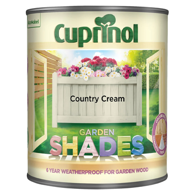 Cuprinol Garden Shades COUNTRY CREAM 1 Litre - UK BUSINESS SUPPLIES