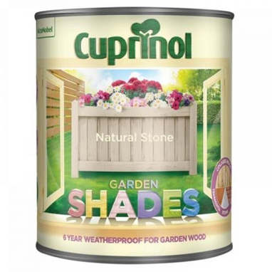 Cuprinol Garden Shades NATURAL STONE 1 Litre - UK BUSINESS SUPPLIES